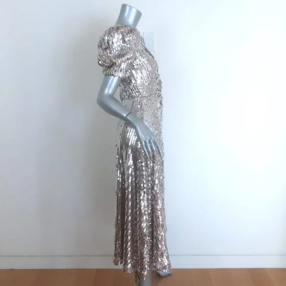 Rotate Birger Christensen Puff Sleeve Sequin Midi Dress Silver Size 34 NEW  is available for purchase on au PAY Market - Imported Goods Online Store  Co.Ltd. | au PAY Market - Online Shopping Site